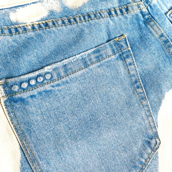 💘NWT BLANKNYC THE BARROW VINTAGE HIGH RISE SHORT BLEACHED TIE DYE SIZE 27 or 4! - Picture 6 of 12